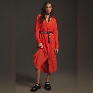 MAEVE ANTHROPOLOGIE SHIRT DRESS SIZE L NEW WITHOUT TAGS